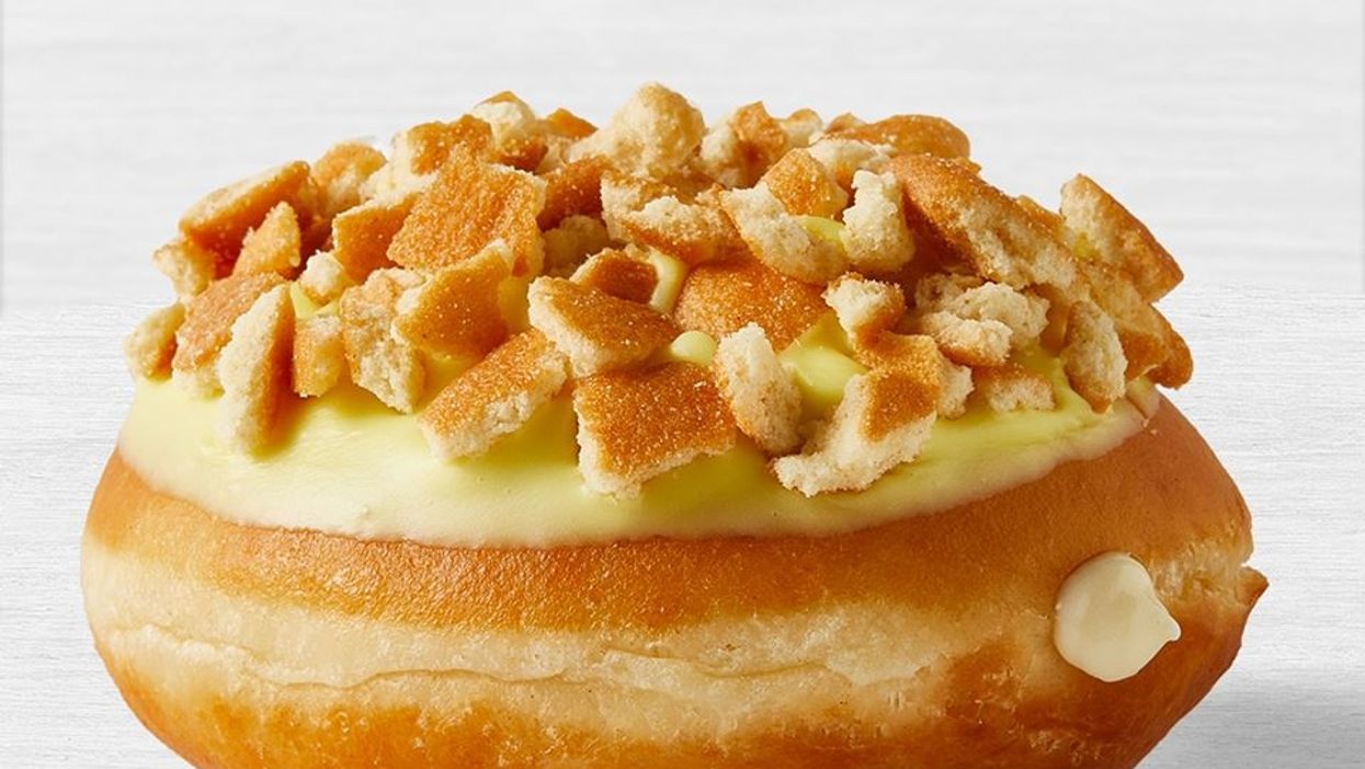 Krispy Kreme is selling a banana pudding donut for a very limited time