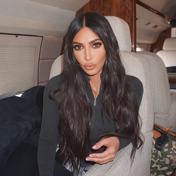Kim Kardashian Wore a Crystal Judith Leiber Cellphone Clutch
