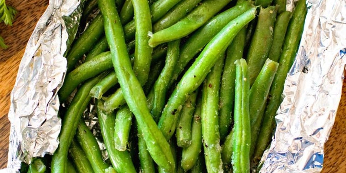 Grilled Green Beans Foil Packets My Recipe Magic