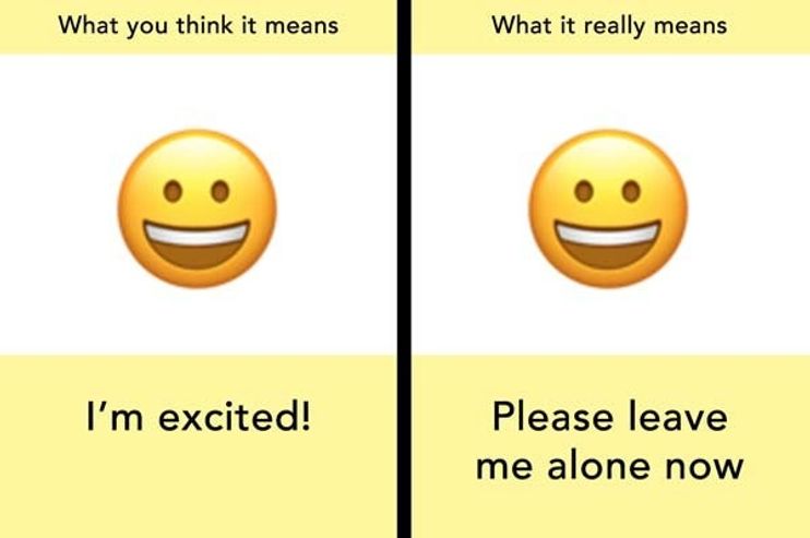 Smiley faces does what mean texting in 😃 Emoji