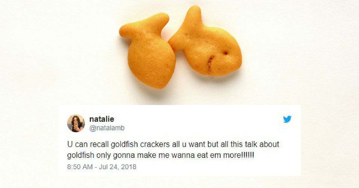 Goldfish Crackers Are Being Recalled Due To A Salmonella Outbreak—And People Aren't Having It