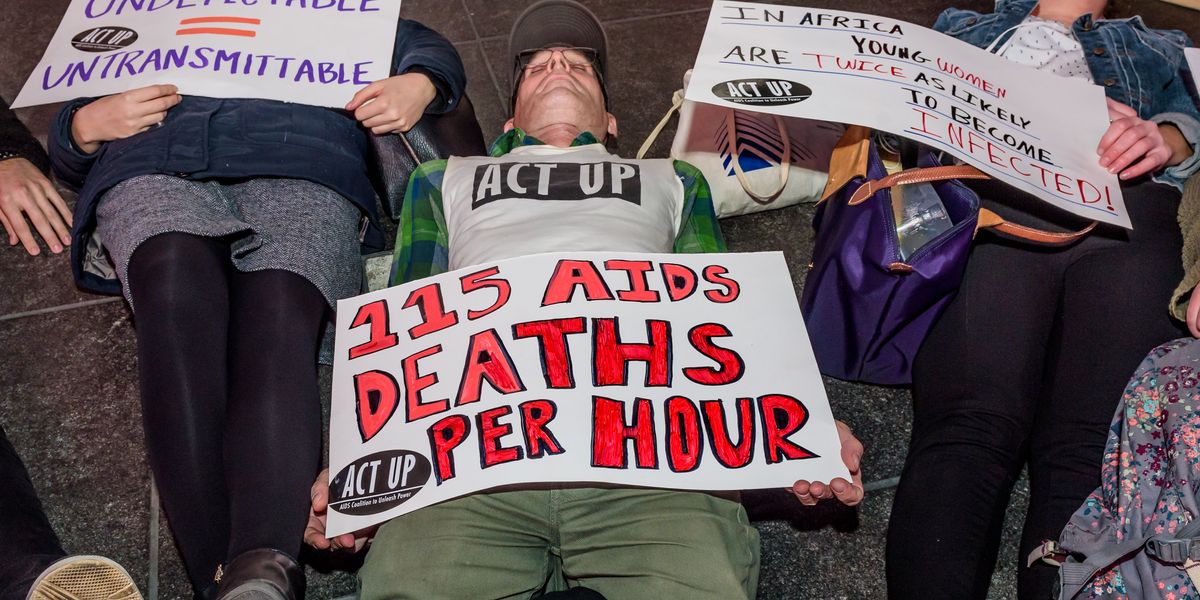 ACT Up Stages Protest at The Whitney Museum