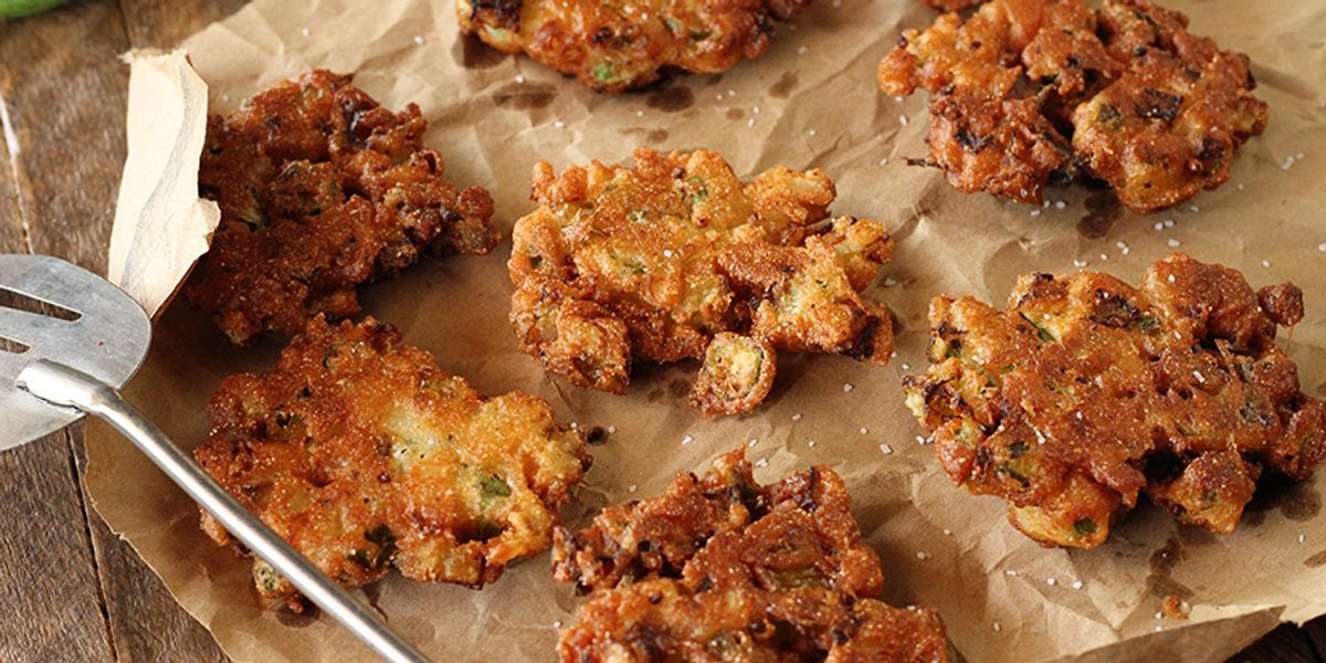 These okra and green tomato fritters are the appetizer we desperately ...