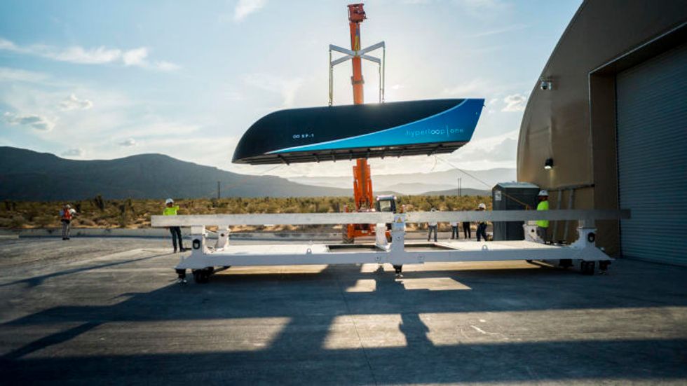 Hyperloop One pod