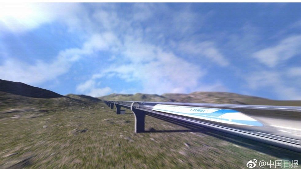 China Is Making a 2,500mph "Flying Train" to Compete With Elon Musk's Hyperloops