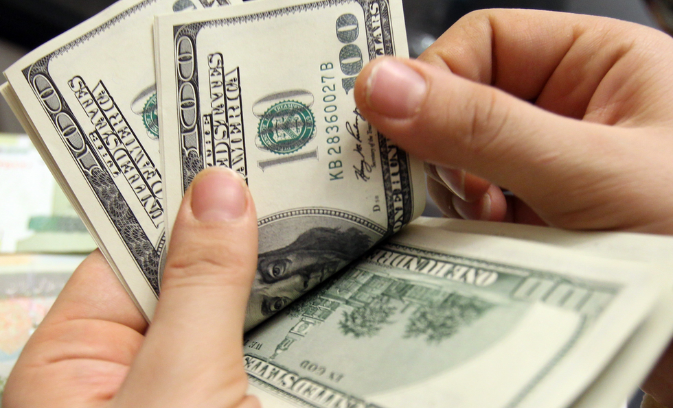 Cash in hand.