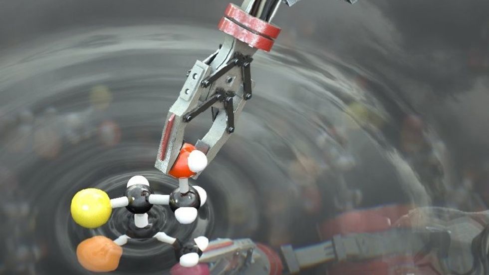 Arm of a molecular robot.