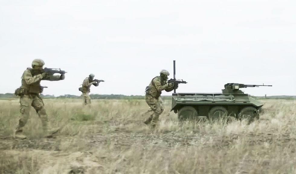 Armed Ground Robots To Fight In The Ukrainian Conflict Ushering In A