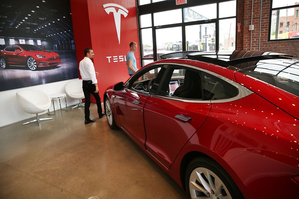 Tesla showroom