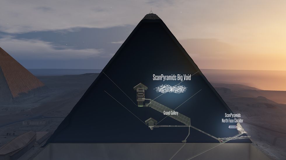 Cosmic Rays Reveal A Hidden Mystery In The Great Pyramid Of Giza Big Think