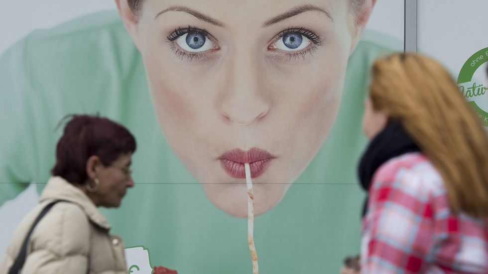 Marketers want to move more product, so they create extra meals under the guise of snacking. Photo: John MacDougall/ Getty Images