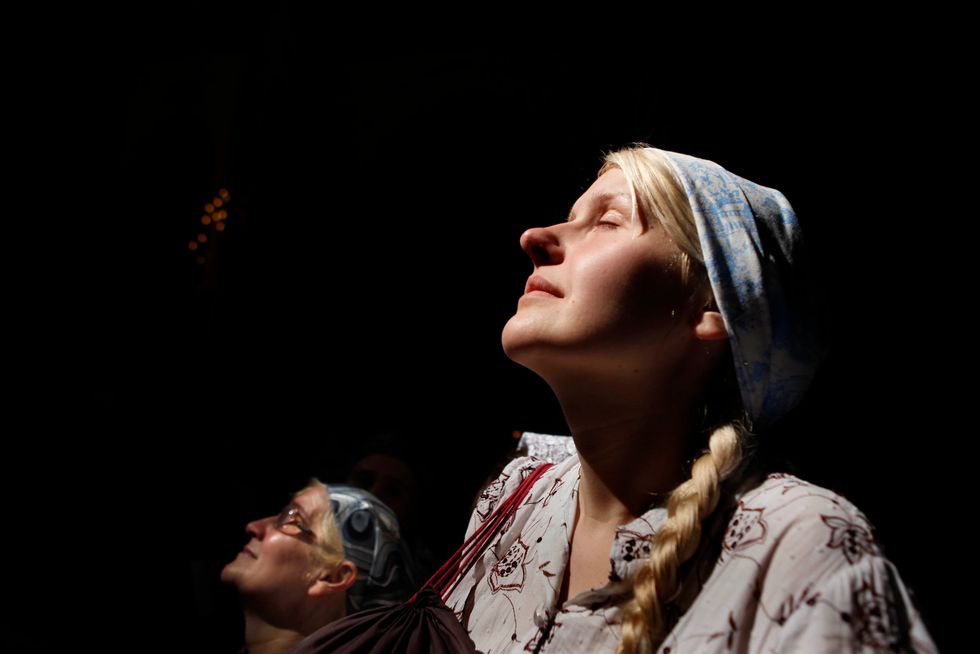 Two orthodox women.