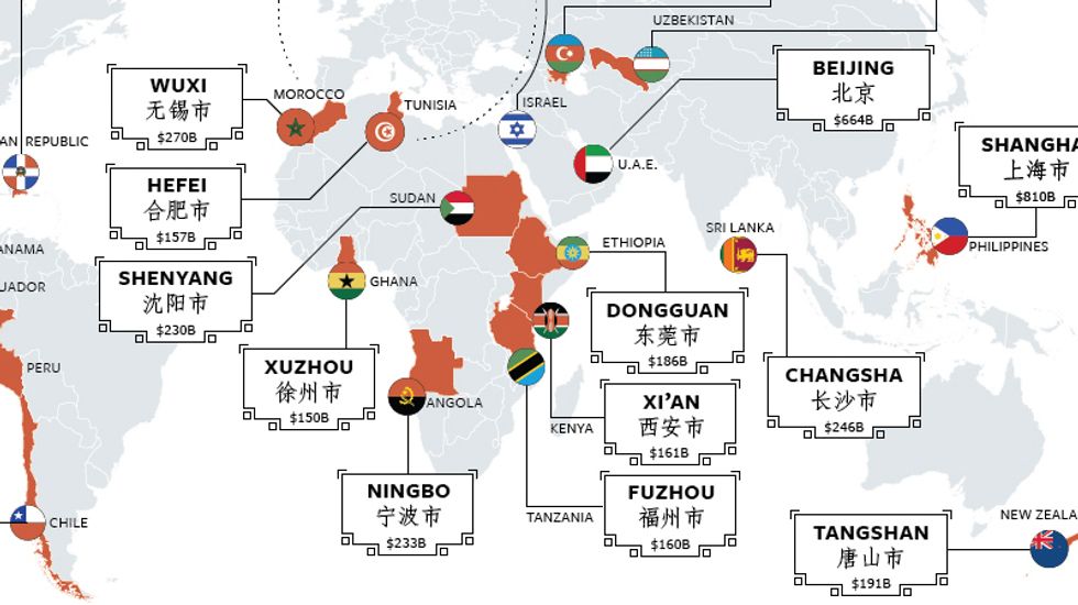 These Chinese Cities have GDPs that Match Those of Entire Countries