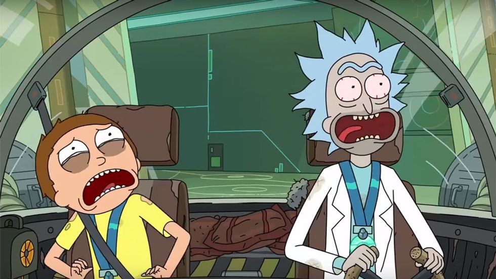 Image: 'Rick and Morty' on Adult Swim