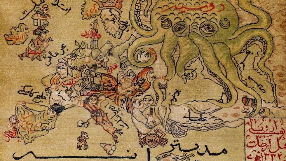 A Crowd-sourced Translation for a Mysterious Map Rug