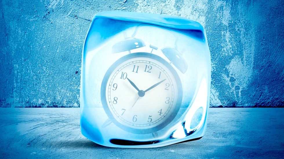Time is actually slowing down and will come to a halt, says a radical theory