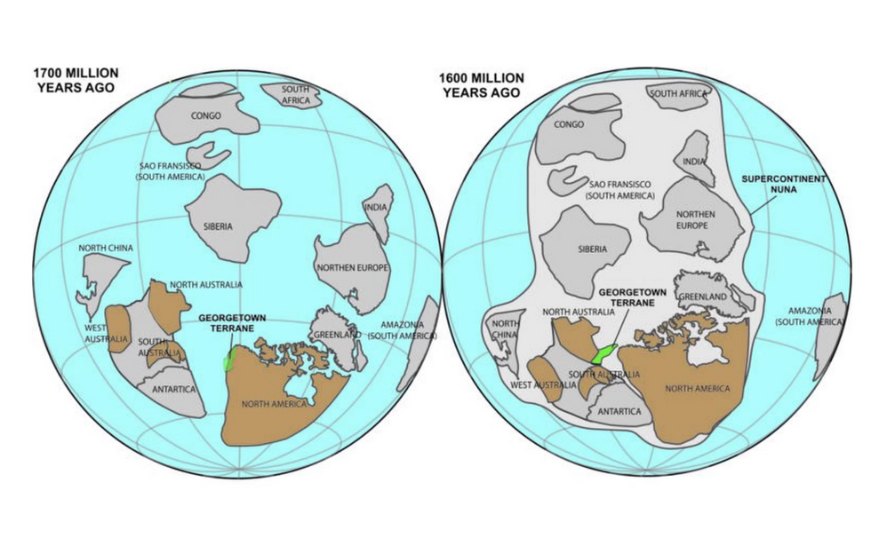 A chunk of North America found sticking to Australia