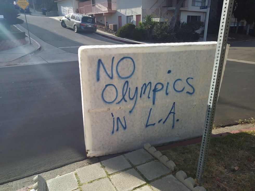 Protest sign in L.A.