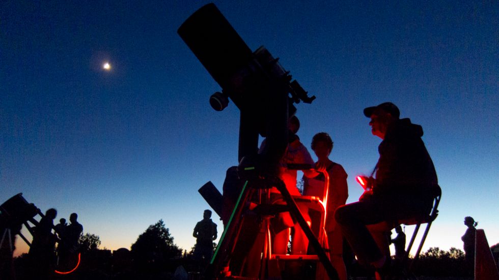 Amateur astronomers at Grand Canyon National Park