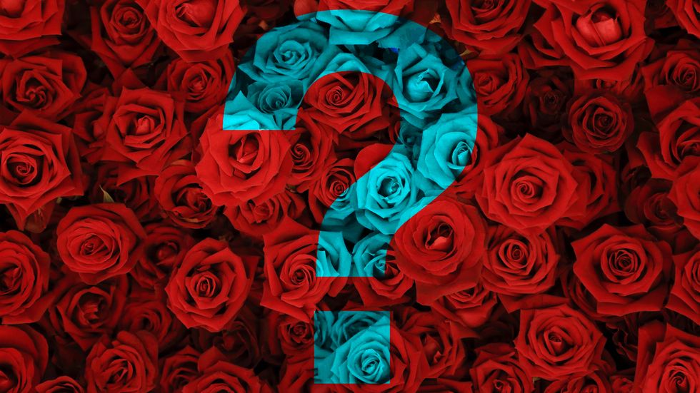 Why do we buy roses on Valentine's Day?
