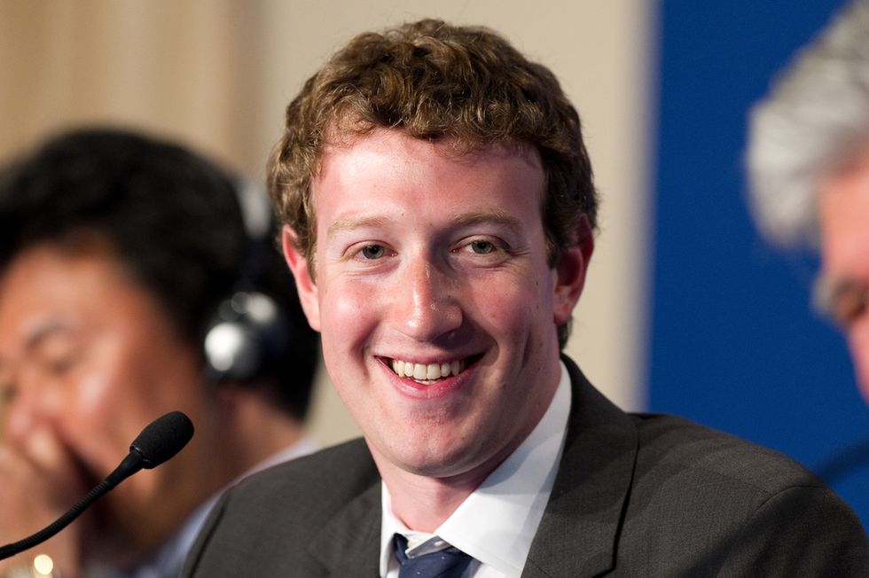 Facebook CEO Mark Zuckerberg
