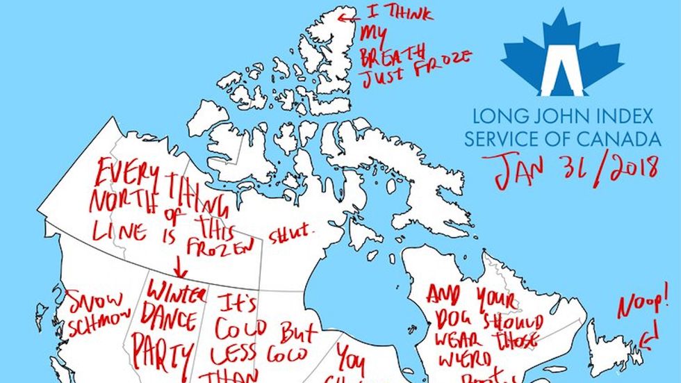 Should you wear long johns? There's a map for that