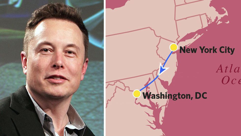 Elon Musk gets permit to build a hyperloop between New York and D.C. Next up, Chicagoland!