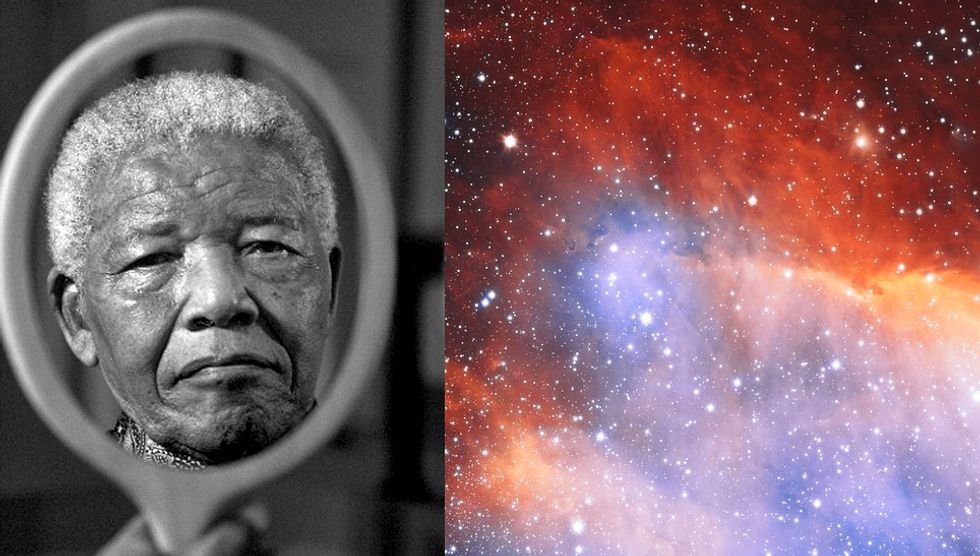Nelson Mandela in 2011. Credit: Associated Press. Photo by Adrian Steirn.