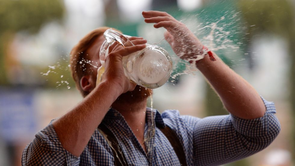 Oktoberfest drinker