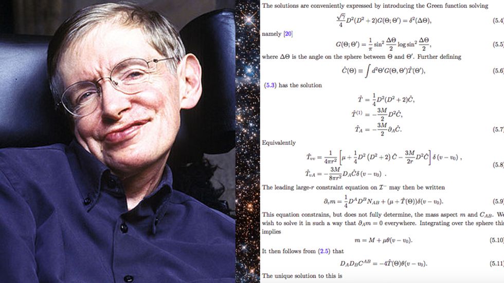 Stephen Hawking and his final paper