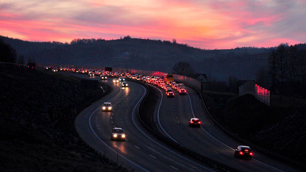 Sunset commute. (Photo: Joanna Pędzich-Opioła)