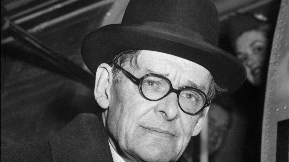 T.S. Eliot in his old age