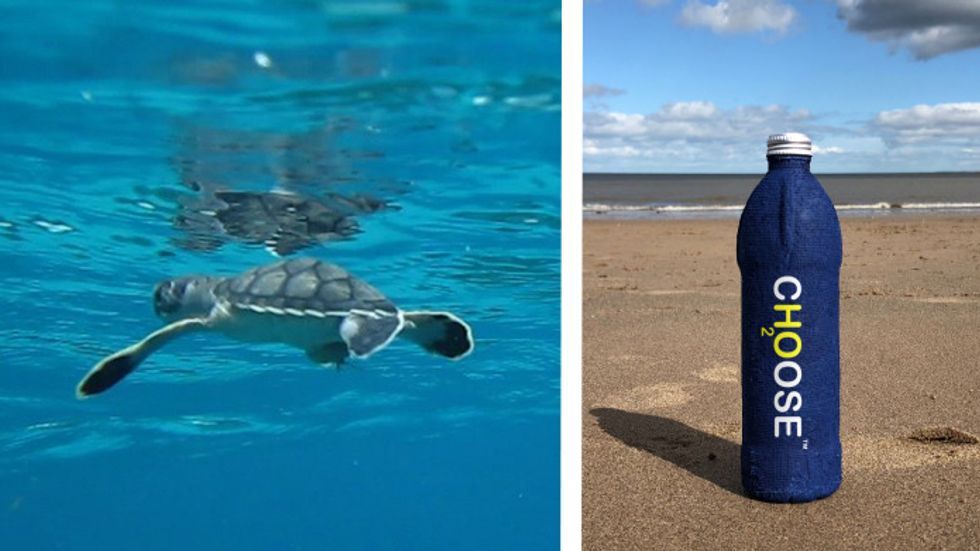 New water bottle dissolves in three weeks! (Photo: National Park Service)