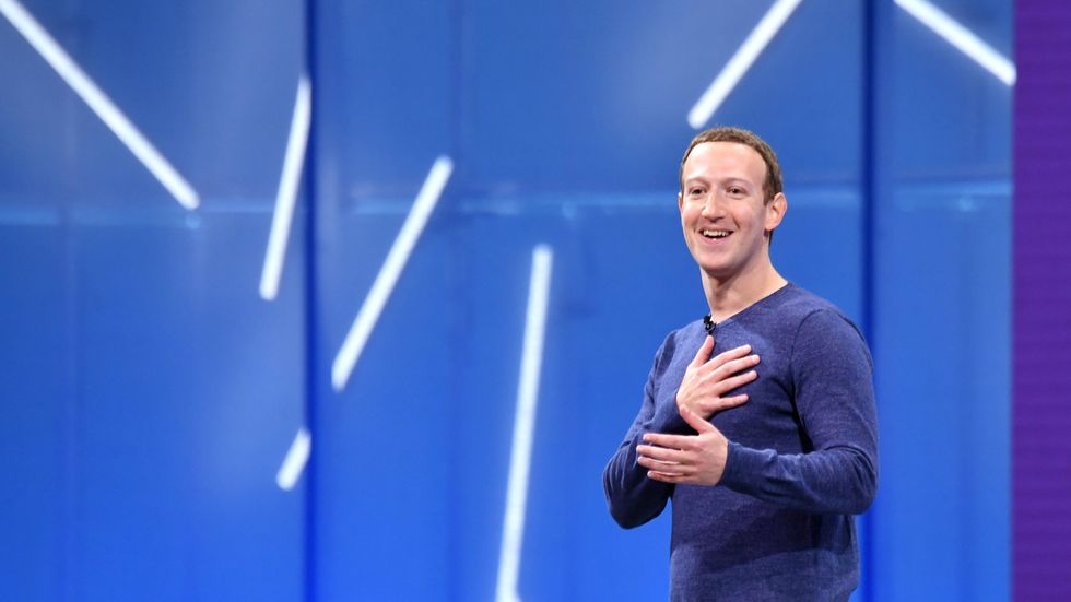 Facebook CEO Mark Zuckerberg speaks during the annual F8 summit at the San Jose McEnery Convention Center in San Jose, California on May 1, 2018. (Photo: JOSH EDELSON/AFP/Getty Images)
