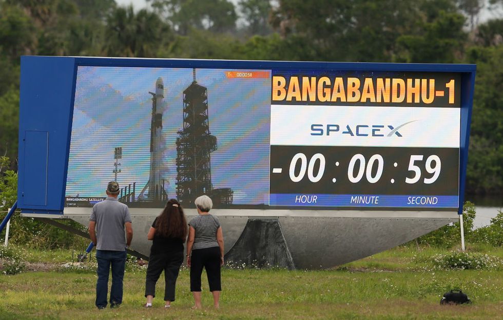 SpaceX is forced to abort its Falcon 9 Block 5 launch with one minute to go.