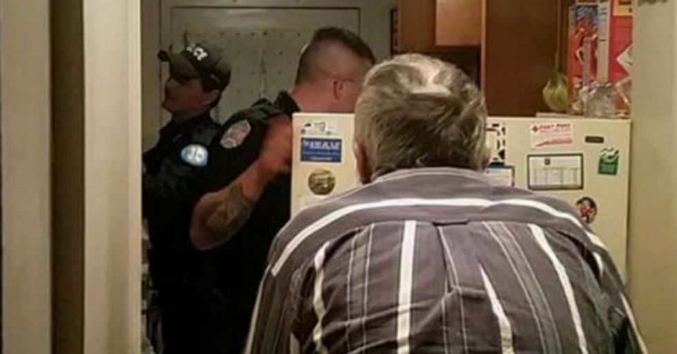 An Elderly Man Opened The Fridge. When He Found THIS Inside, He Called The Cops Right Away.