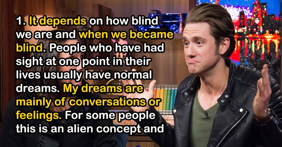 Blind People Reveal What Their Dreams Look Like