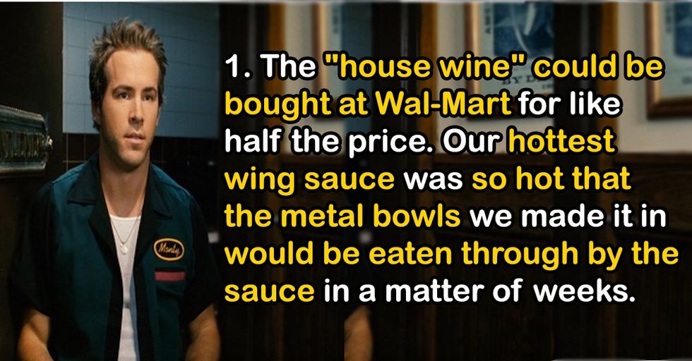 Chain Restaurant Employees Reveal Their Secrets Of The Trade