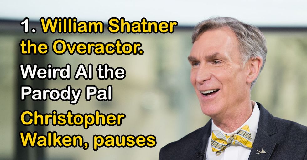 People Gave Celebrities The "Bill Nye The Science Guy" Name Treatment—Here Are The Results