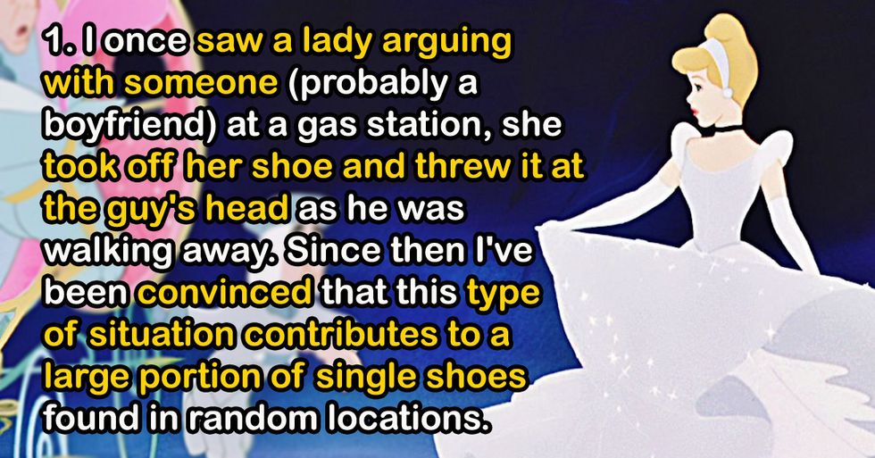 People Who've Lost A Shoe On The Side Of The Road Reveal What Went Down