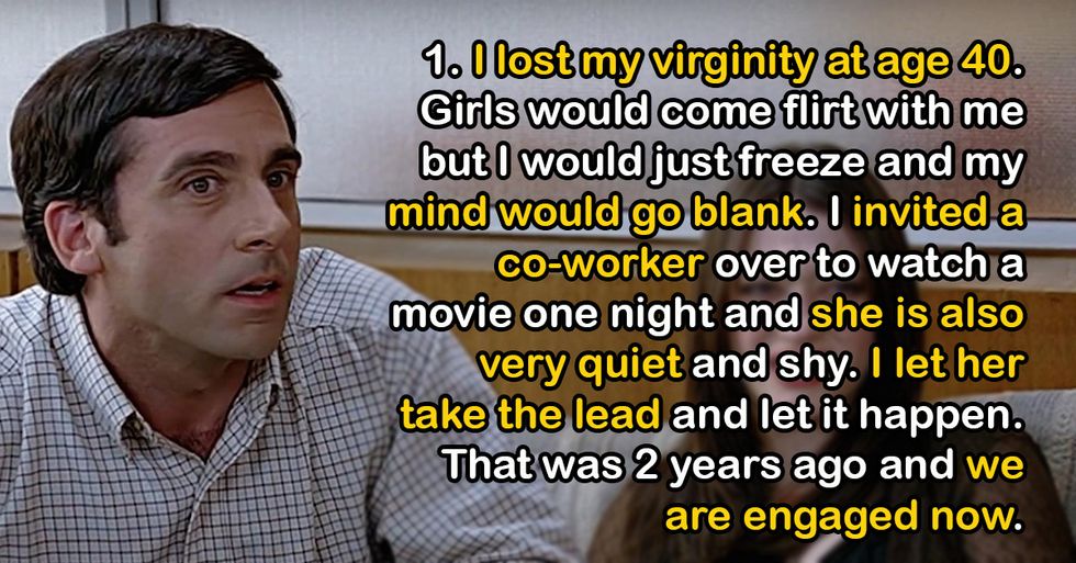 Real Life 40-Year-Old Virgins Share Their Stories