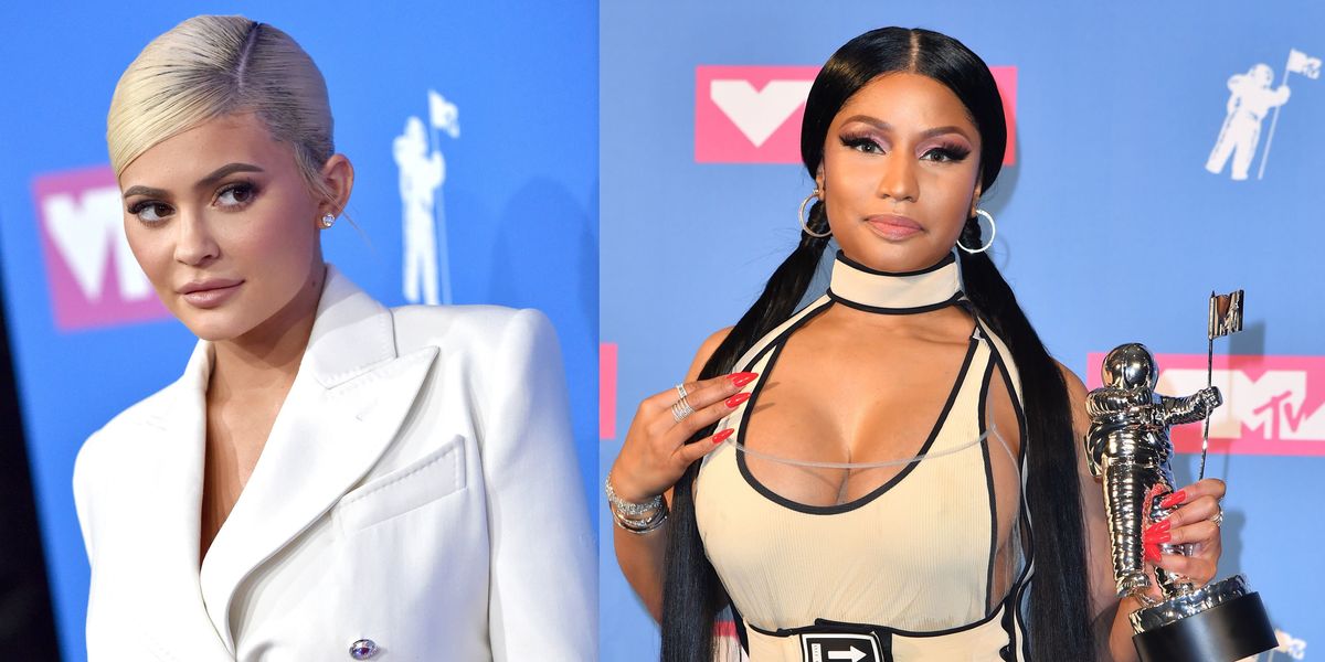 Nicki Minaj Reacts to Video of Kylie Jenner Dodging Her at the VMAs