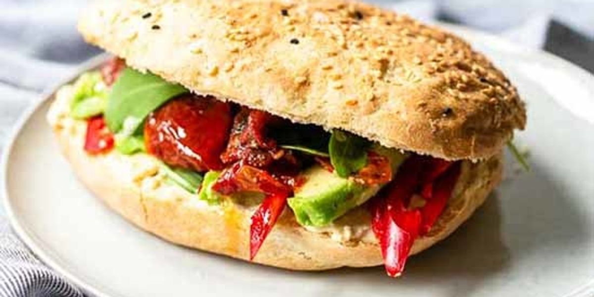 Vegan Turkish bread sandwich My Recipe Magic