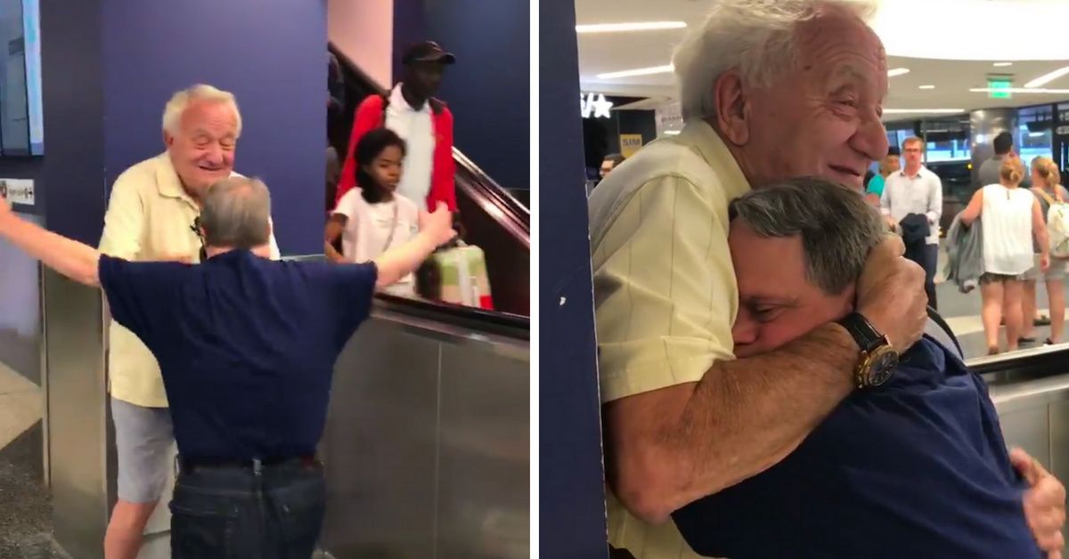 Video Of Son With Down Syndrome Reuniting With Dad And Showering Him