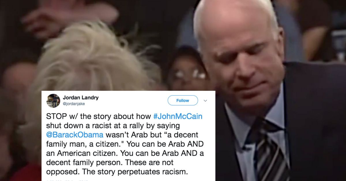 John McCain's 2008 Defense Of Obama After Woman Calls Him An 'Arab' Draws Criticism