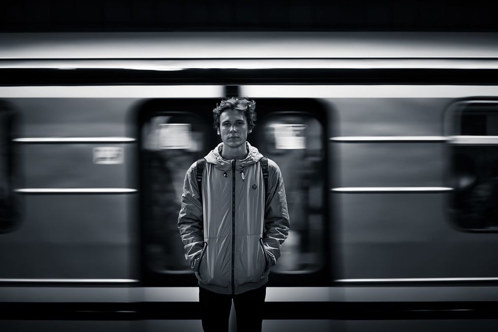 https://www.pexels.com/photo/black-and-white-person-train-motion-42153/