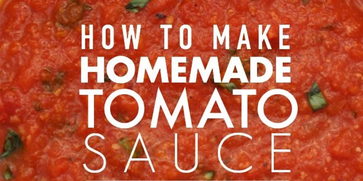 How to Make Homemade Tomato Sauce - My Recipe Magic