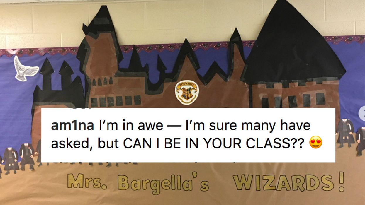 3rd Grade Teacher Completely Transforms Her Classroom Into Hogwarts From 'Harry Potter' 😮