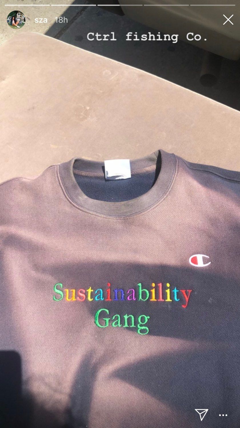 SZA Shares New Sustainable Merch Line 