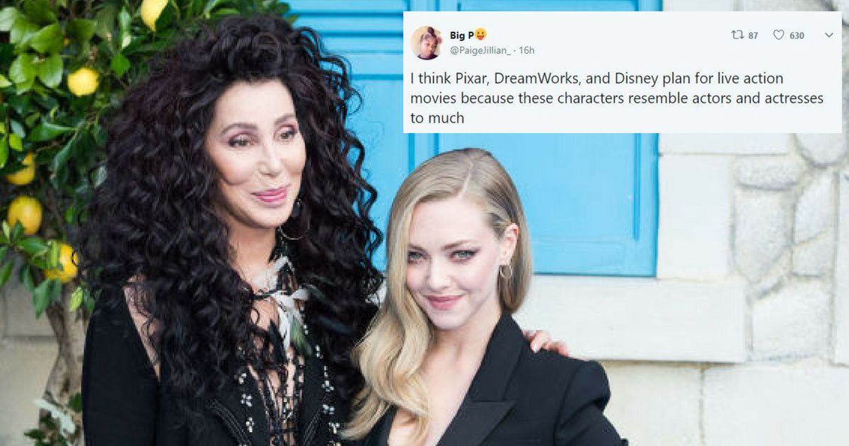 Photo Of Cher and Amanda Seyfried Has The Internet Clamoring For Another Disney Live-Action Film 😮